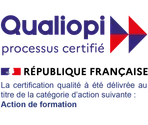 Qualiopi, processus certifié. La certification qualité a été délivrée au titre de la catégorie d'action suivante : action de formation.