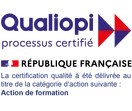 Qualiopi, processus certifié. La certification qualité a été délivrée au titre de la catégorie d'action suivante : action de formation.